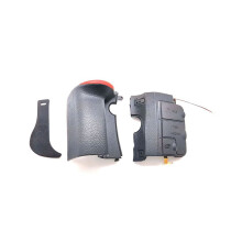 3 pieces for D600 D610 camera grip housing, bottom rubber cover, handpiece