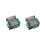 2X FX3U-14MR PLC Industrial Control Board 8 Inputs 6 Outputs Programmable Controller Relay Output, 24 V PLC Control 1