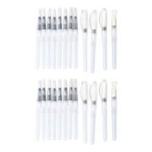 2X Wasser Pinsel Stift Set, Aquarell Pinsel Stift Set, Aquarell Stifte zum Malen Von Markern (12 StüCk)