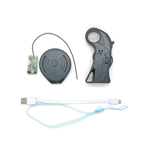 2.4 GHz mini remote control, waterproof, wireless charging