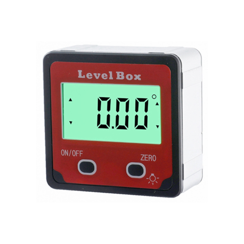 4x90 degree 2 button digital display tilt box plane protractor 2