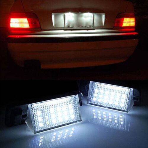 Weiße LED-Kennzeichenbeleuchtung für E36 1