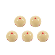 5 pieces 2.25 inch 57 mm 6 red spot cue Pro Cup billiard pool snooker training exercises
