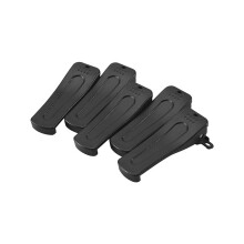 5PCS Belt Clips for H777 Hot Model Radio BF-666S BF-777S BF-888S 666S 777S 888S Walkie Talkie Accessories Clamps Black
