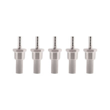 5x Inline zuurstofdiffusiesteen voor thuisbrouwen, beluchtingssteen 1/2 NPT, koolzuursteen