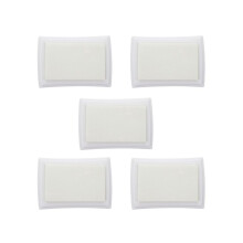 5 stuks 7,2 x 5,2 x 2,1 cm stempels voor leerkrachten en tampons, kinderspeelgoed - wit