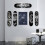 6 Pack Skateboard Floating Deck Screen Wall Mount Rack Holder Hanger Suitable Home Storage Screen 2
