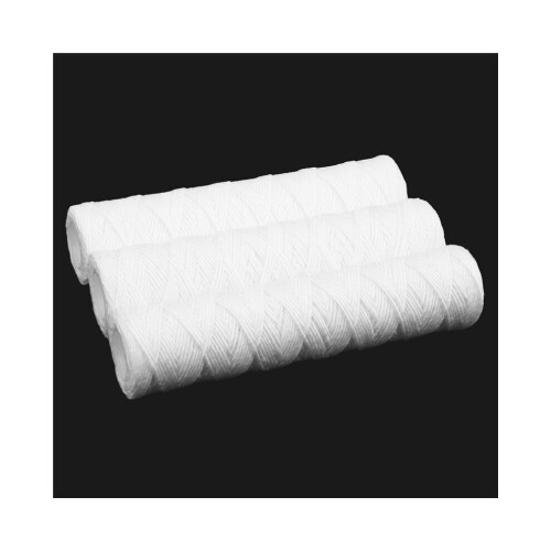 6-pack Water Purifier 10-inch String Wound Filter Cartridge 5 Micrometer PP Cotton Filter Sediment Filter 1