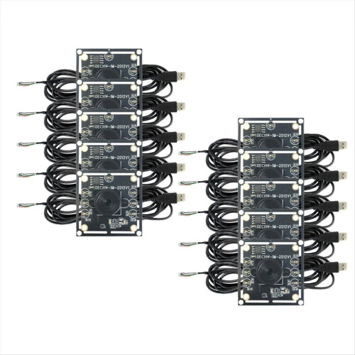 10 x 100-degree camera modules with 2-meter cables for WinXP/7/8/10