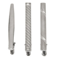 Ensemble de 3 pinces à cravate pour homme, convenant aux cravates classiques, aux cravates de mariag