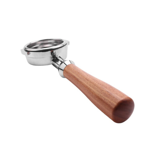58mm Stainless Steel Coffee Machine E61 No Base Filter Holder Coffee Bottomless Handle Coffee Spoon 1