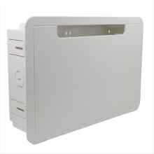 9-inch wall-mounted TV media box – built-in TV socket and network housing