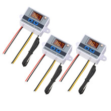 3 stuks XH-W3001 digitale LED-temperatuurregelaarmodule, digitale thermostaatschakelaar, elektronische