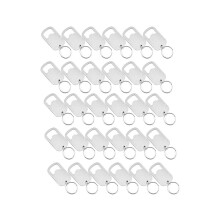 Juego de 30 abridores de botellas de acero inoxidable, llaveros, abridores de cerveza, abridores de