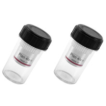 2x Planachromatisches Mikroskopobjektiv 4x Biologisches/Metallurgisches Mikroskop Ziele