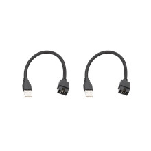 2x Motherboard Internal Data Extension Cable, USB-A Devices to 9-Pin USB Extension Cable, Fast and Stable Data Transfer