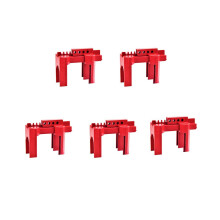 5x Kugelhahn-Verriegelung, verstellbare Kugelhahn-Verriegelung, klein, für Rohraußendurchmesser von