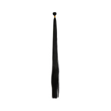 30 inch (76 cm) steil Remy Braziliaans haar met trekkoord, gevlochten haarbundel voor jonge vrouwen,