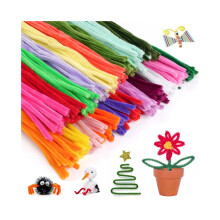 300 Pipe Cleaners, Multicolored Chenille Stems, Craft Pipe Cleaners, 20 Different Colors for DIY Projects