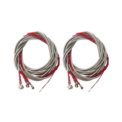 Set of 10 steel strings for 5-string bass guitars. Great replacement, durable.