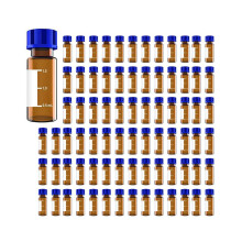300-pack of vials for autosamplers, 2 ml HPLC vials, 9-425 laboratory amber vials with writable dot and