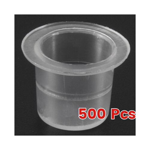 500 pcs. 8 mm Small Tattoo Cup Caps for Needle Tip Handle Power Supply Sm 1