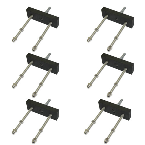 6 Pack Skateboard Floating Deck Screen Wall Mount Rack Holder Hanger Suitable Home Storage Screen