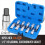 1/2-inch Allen Bit Kit, Hex Socket Wrench with Hex Sleeve, M 2