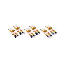 6 sets of 160 strips, pH 1-14 litmus paper, pH test strips for water, cosmetics, and soil, with controller card
