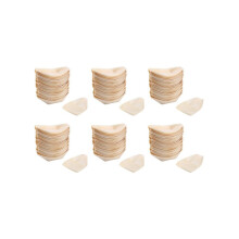 300x Fingerfoodschaaltjes, "Bootjes", Biologisch afbreekbaar hout, 11 cm x 6,5 cm