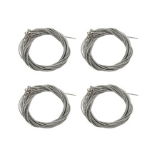 32-teiliges Set aus Edelstahl-Bass-Gitarrensaiten, Zubehör, silberplattiert, Basis-Gitarrenmusikzubehör