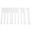 Piano accessory set with white keys 1