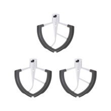 3x Flex Edge Kloppers voor KitchenAid Bowl Lift Standmixer - 6 liter deegmengkloppers met flexibele
