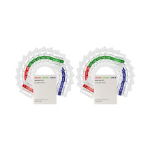 Verpakking met 36 stuks bufferoplossingpoeder voor pH-meters, pH 6,86/4,00/9,18, pH-bufferpoeder voor