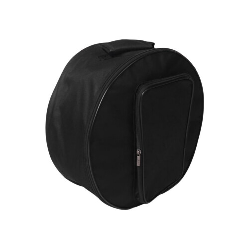 4X Compact Snare Drum Bag Backpack Case with Shoulder Strap, Outer Pockets, Musical Instrument Accessory, Black, 40x18cm 2