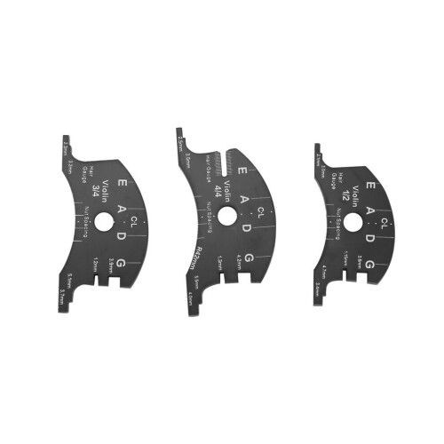 4/4 3/4 1/2 Violin bridge Multifunctional template Instrument making Code template Fingerboard scraper Manufacturing tool 1
