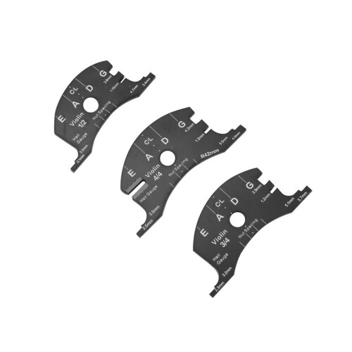 4/4 3/4 1/2 Violin bridge Multifunctional template Instrument making Code template Fingerboard scraper Manufacturing tool 2