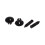 80 pieces 7mm hole plastic push screw rivet trim panel fixing clips 2