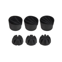 6-Teilige Geteilte Becher zum AusgießEn Von Farbe, 3 Blumen-AusgießBecher, 3 Farbmischbecher zum AusgießEn Von Acrylfarbe, Harz, DIY-Werkzeuge