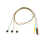 Disposable electrode patches with wire, DIN electrode cable with 3 wires 1