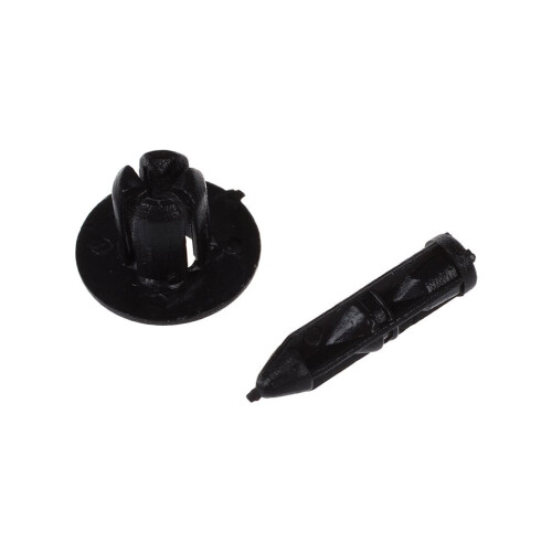 80 pieces 7mm hole plastic push screw rivet trim panel fixing clips 2