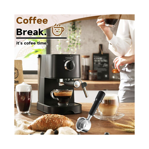 51mm Bottomless Coffee Portafilter for EC680 / EC685 Filter Replacement Filter Basket Coffee Accessory 2