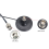 BNC connector and socket, antenna, magnetic base, 3-meter extension cable 3