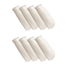 8 verpakkingen filterzakken, 200 micrometer, voor aquariums / zoutwateraquariums, vijvers, voor moerassen