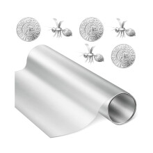 Aluminiumfolie voor knutselprojecten, doe-het-zelf folierol, 30,5 cm x 6,1 m, 0,05 mm dik, voor kunstprojecten,