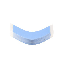 72 stuks / lot Sterke haartape voor pruiken, dubbelzijdig klevende extension tape strips, waterdicht