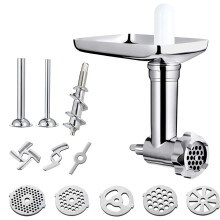 Durable meat grinder accessory for table mixers with sausage filling tube / kitchen machine accessory