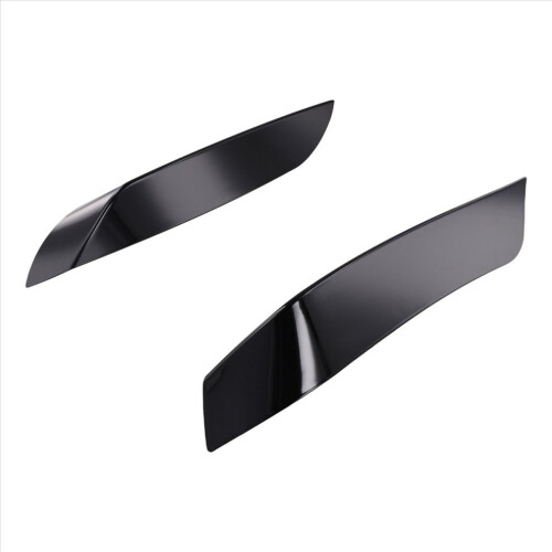 Front bumper – Side splitter spoiler trim for BMW – Black