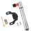 Draagbare fietspomp – 130 psi – mini fietspomp – zilver 1
