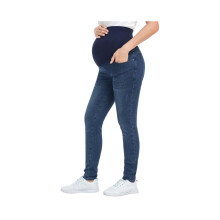 Damesjeans voor zwangere vrouwen, slim fit, elastisch, comfortabel - ideaal voor zwangere vrouwen, aquablauw,